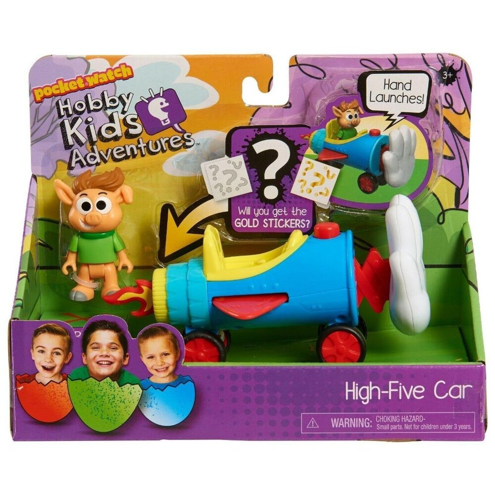 Hobby Kids Adventures High-Five Car Toy With Hand Launch Feature